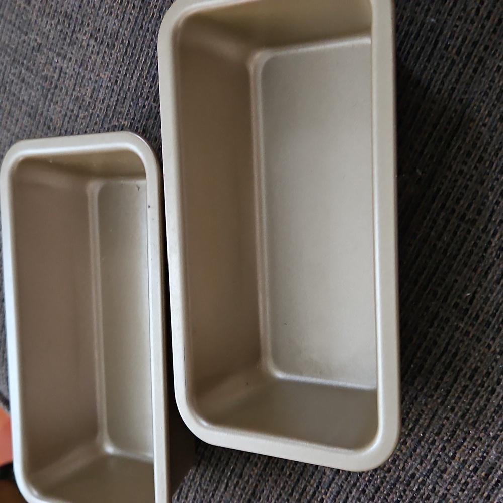 Pair Of Nonstick Mini Rectangular Cake Pans